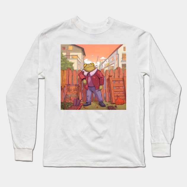 Gerald Long Sleeve T-Shirt by Ginkgo Whale